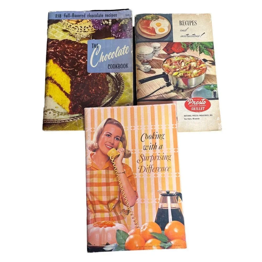 Chocolate Cookbook Presto Recipe Cooking Recipe Books Desserts Vintage